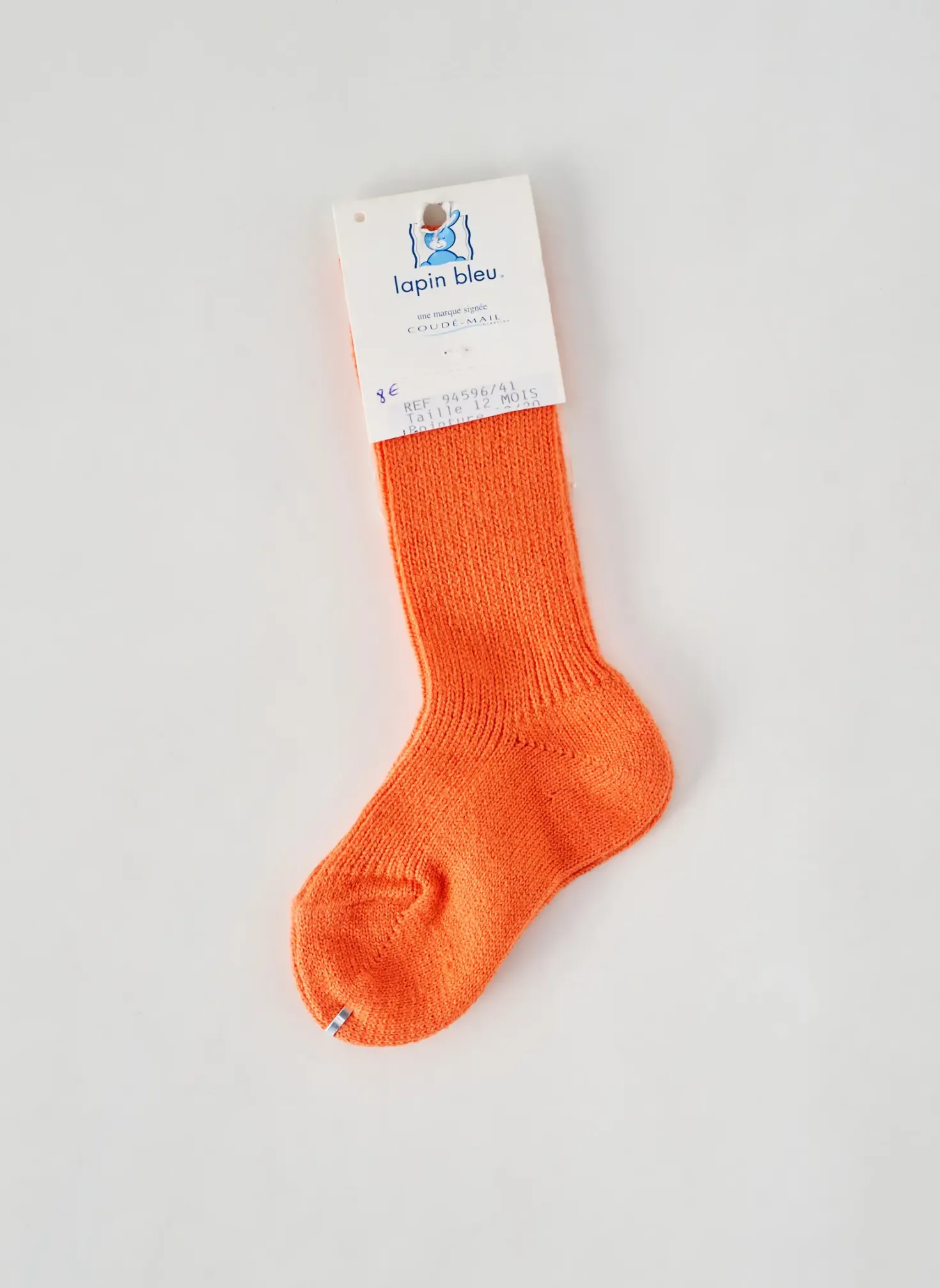 Chaussettes Lapin Bleu Orange