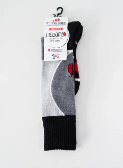 Chaussettes Ma Famille Bonheur Gris