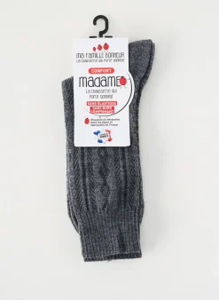 Chaussettes Ma Famille Bonheur Gris