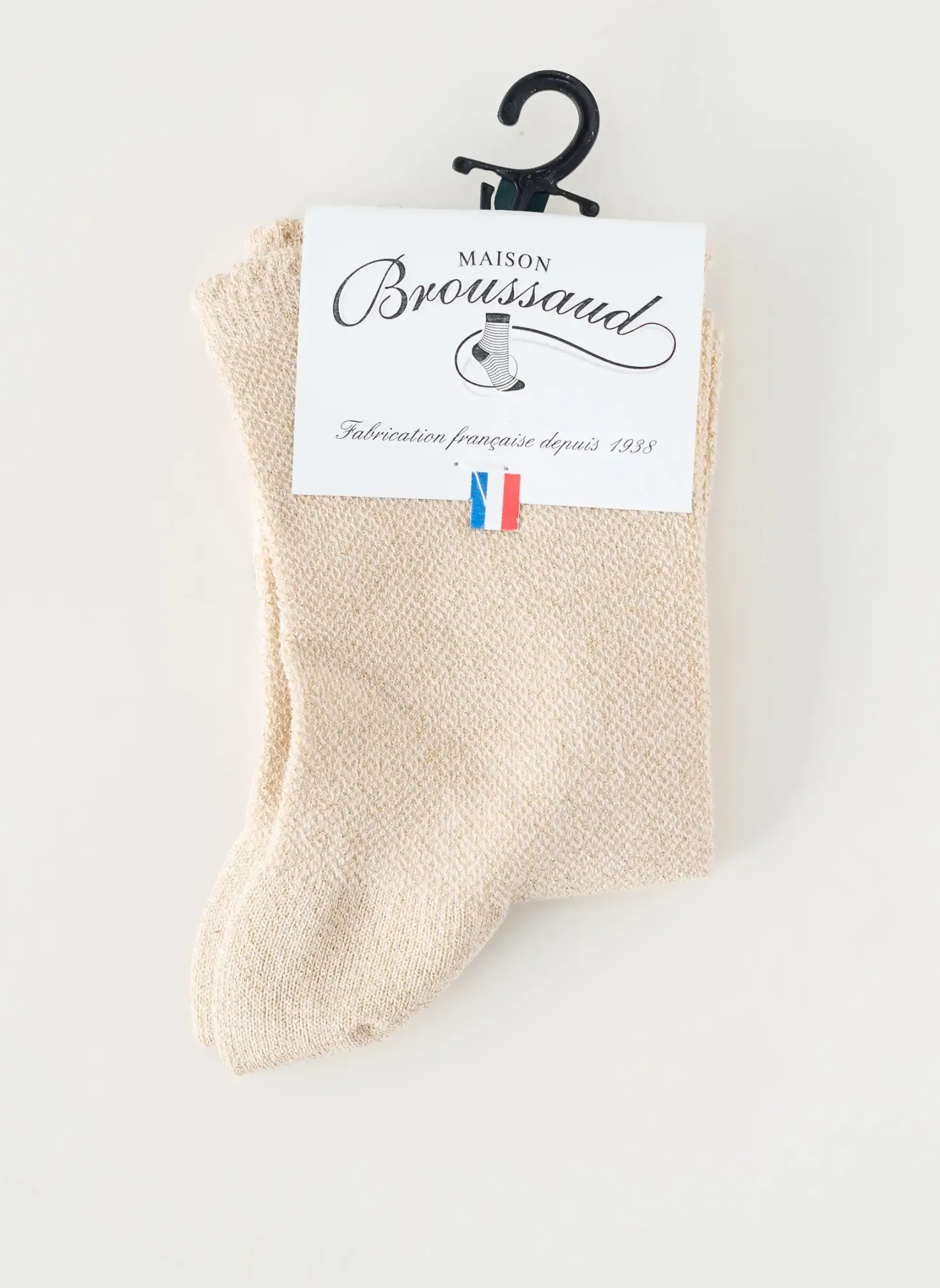 Chaussettes Maison Broussaud Beige