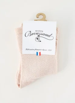 Chaussettes Maison Broussaud Rose