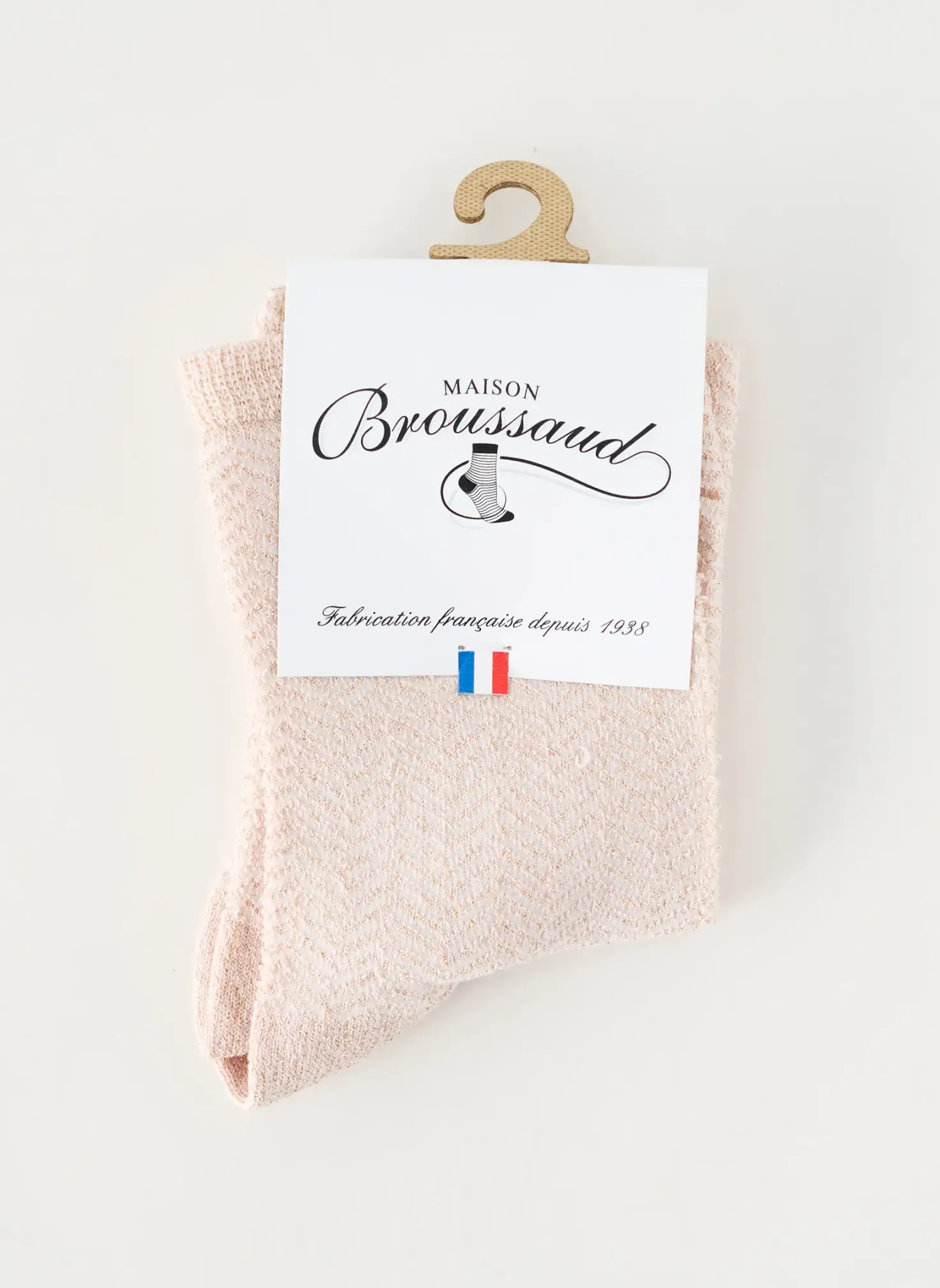 Chaussettes Maison Broussaud Rose