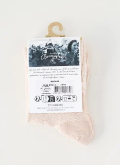 Chaussettes Maison Broussaud Rose