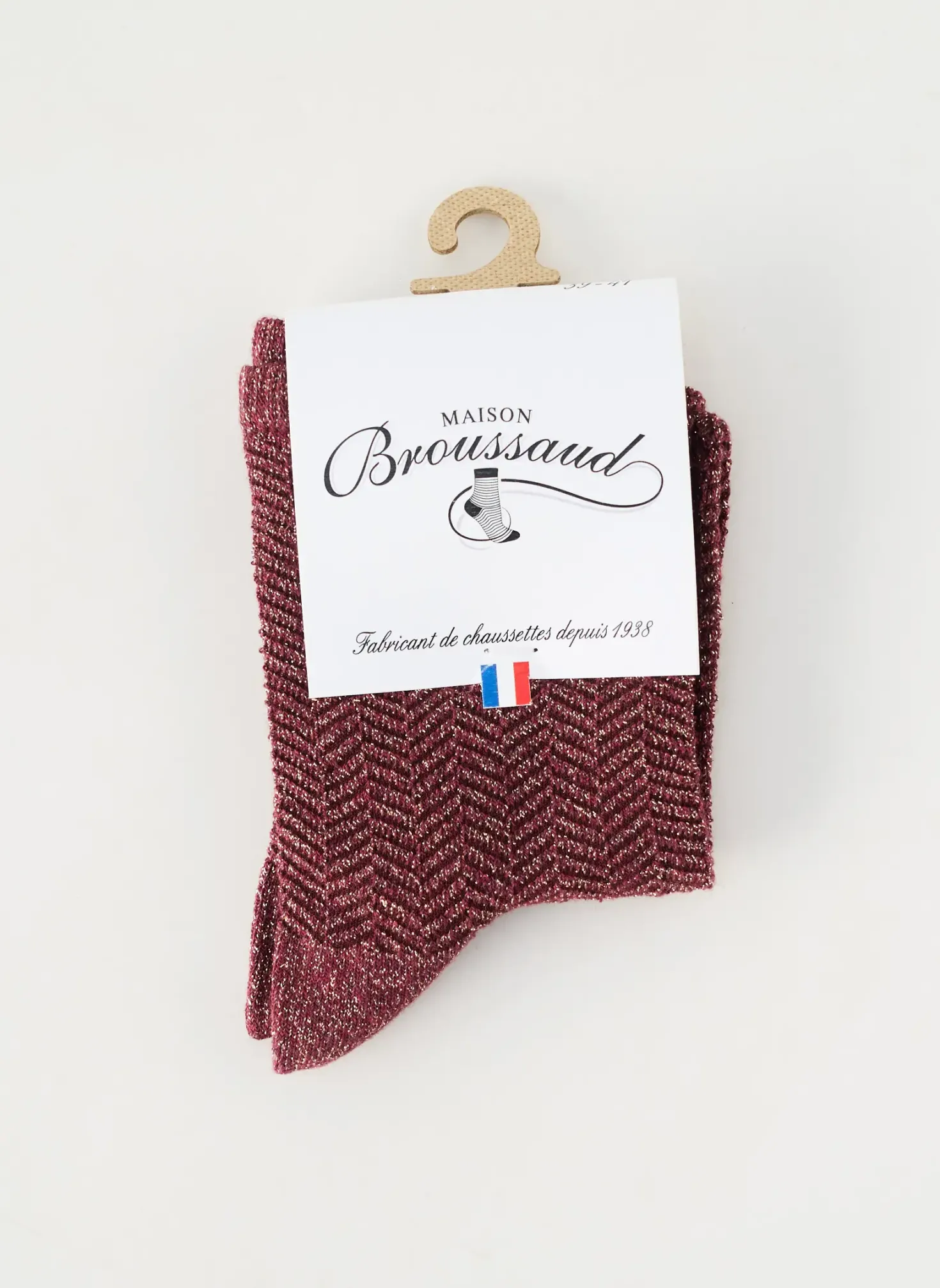 Chaussettes Maison Broussaud Rouge