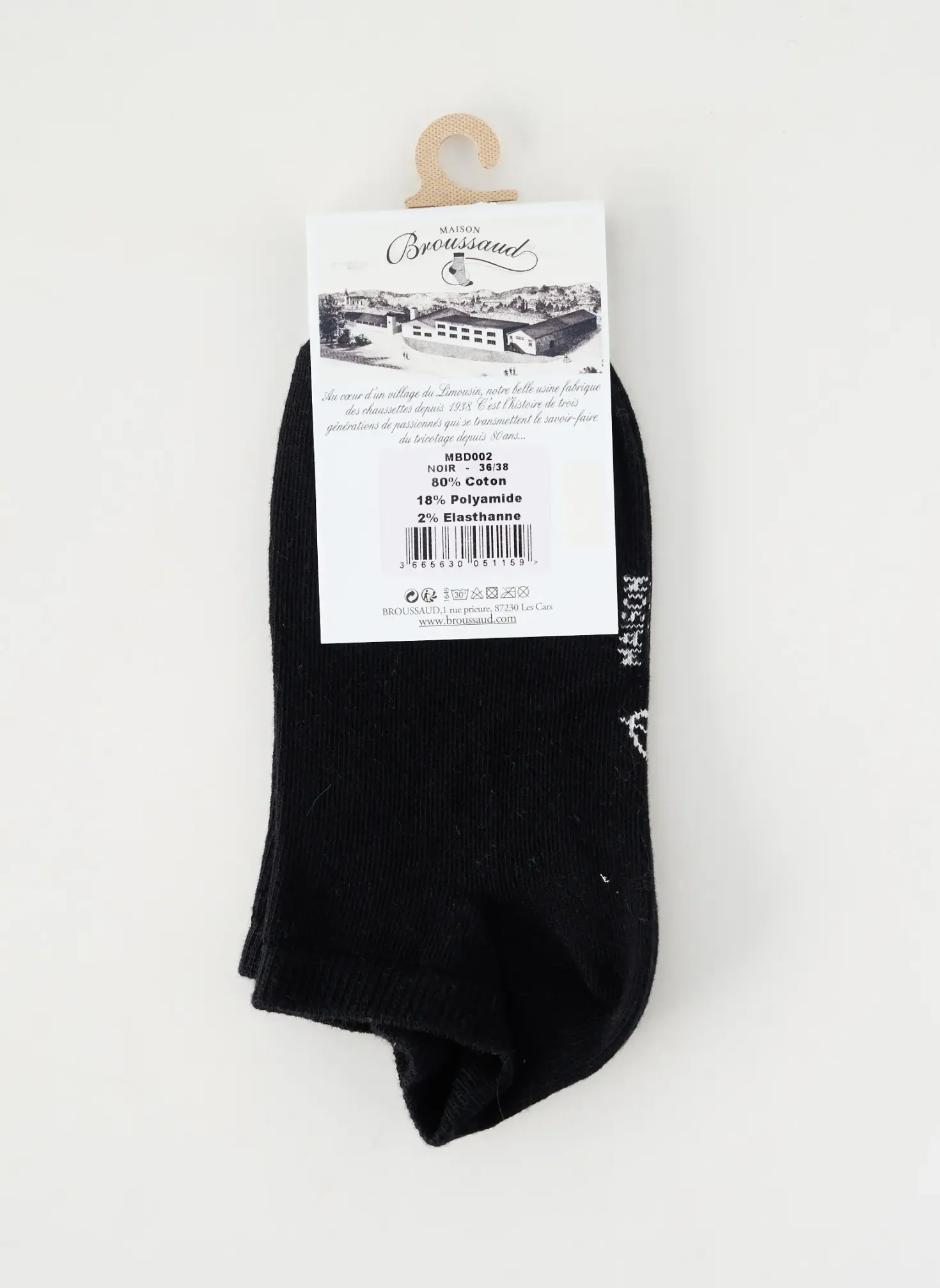 Chaussettes Maison Broussaud Noir