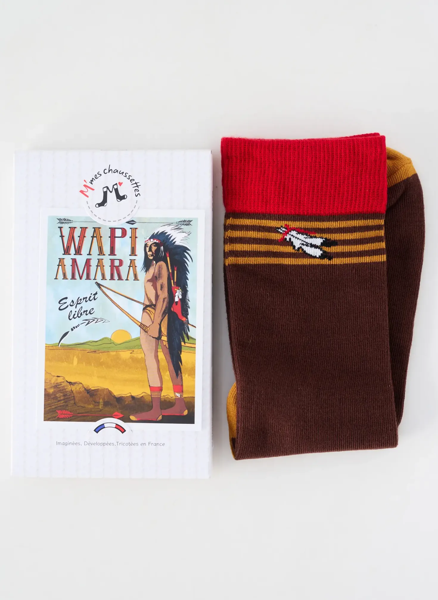 Chaussettes M'mes Chaussettes Marron