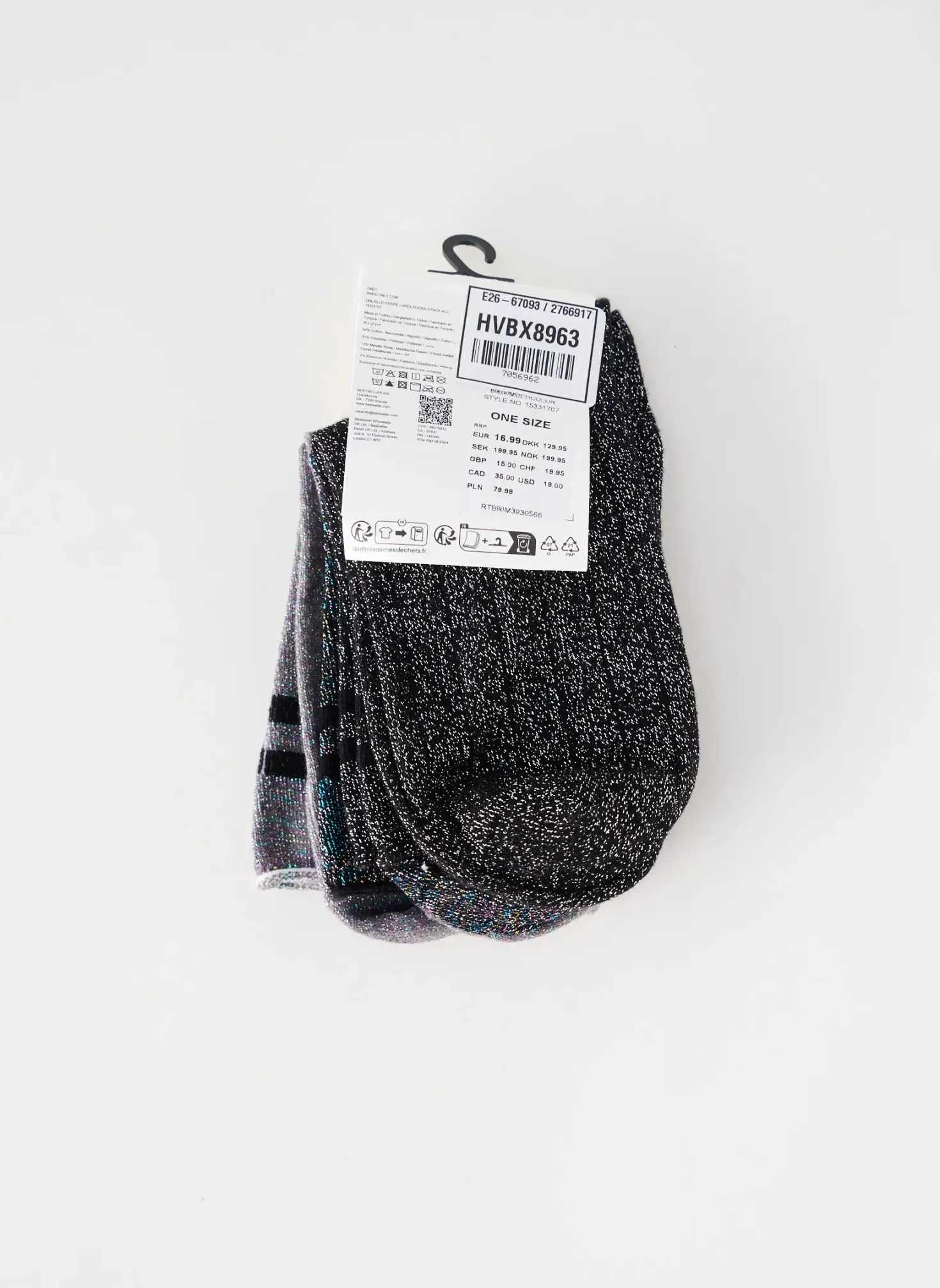 Chaussettes Only Noir