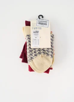 Chaussettes Only Rouge