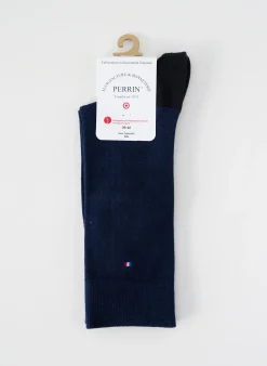 Chaussettes Perrin Bleu