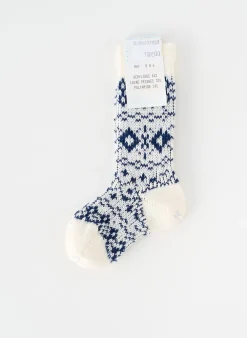 Chaussettes Perrin Bleu