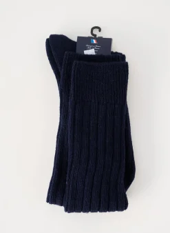 Chaussettes Perrin Bleu