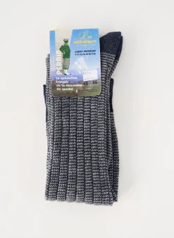 Chaussettes Perrin Bleu