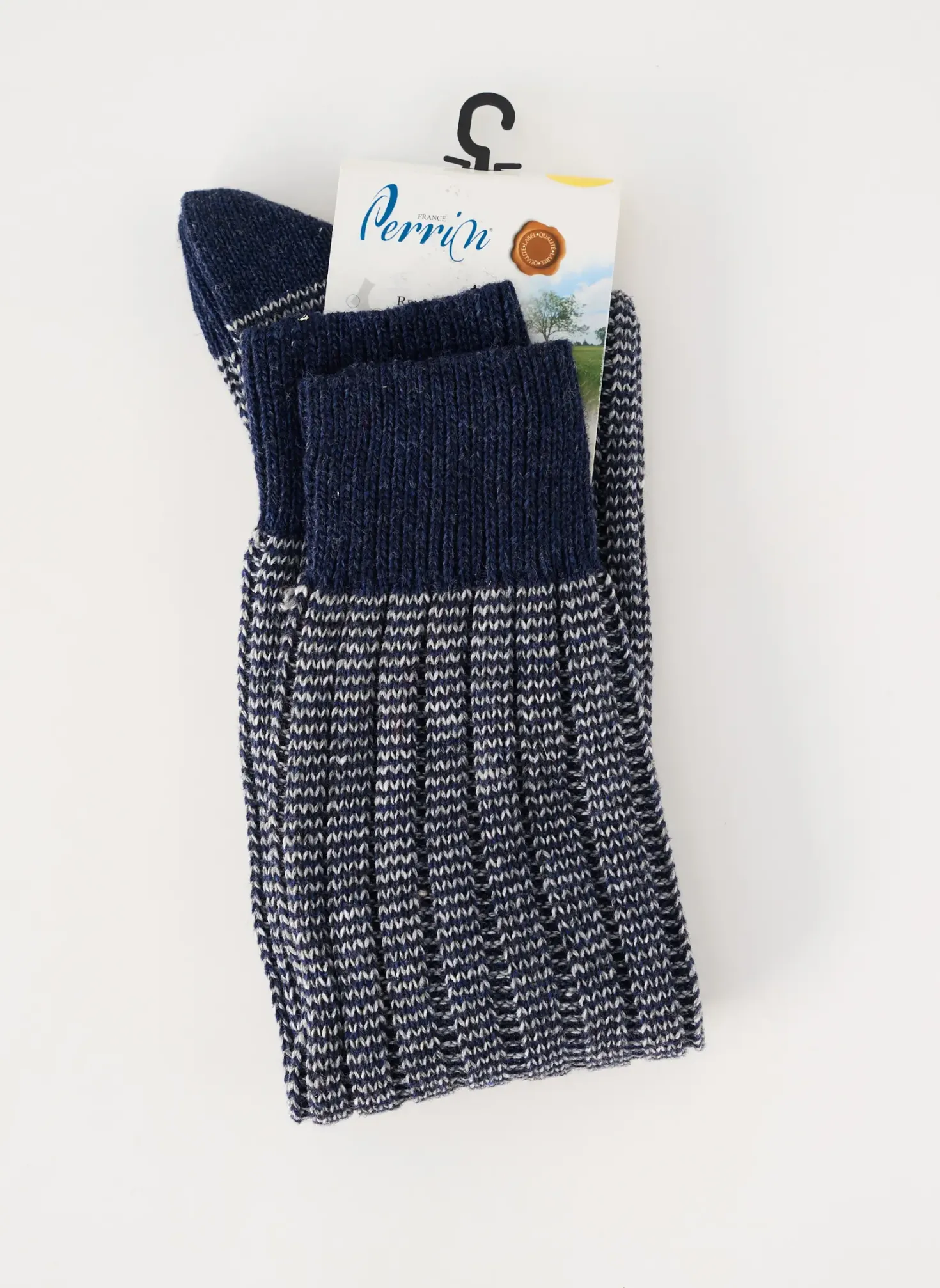 Chaussettes Perrin Bleu