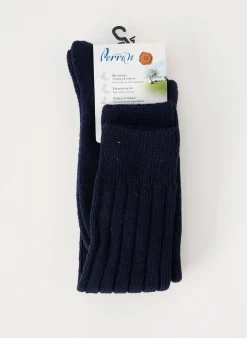 Chaussettes Perrin Bleu