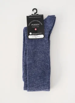 Chaussettes Perrin Bleu