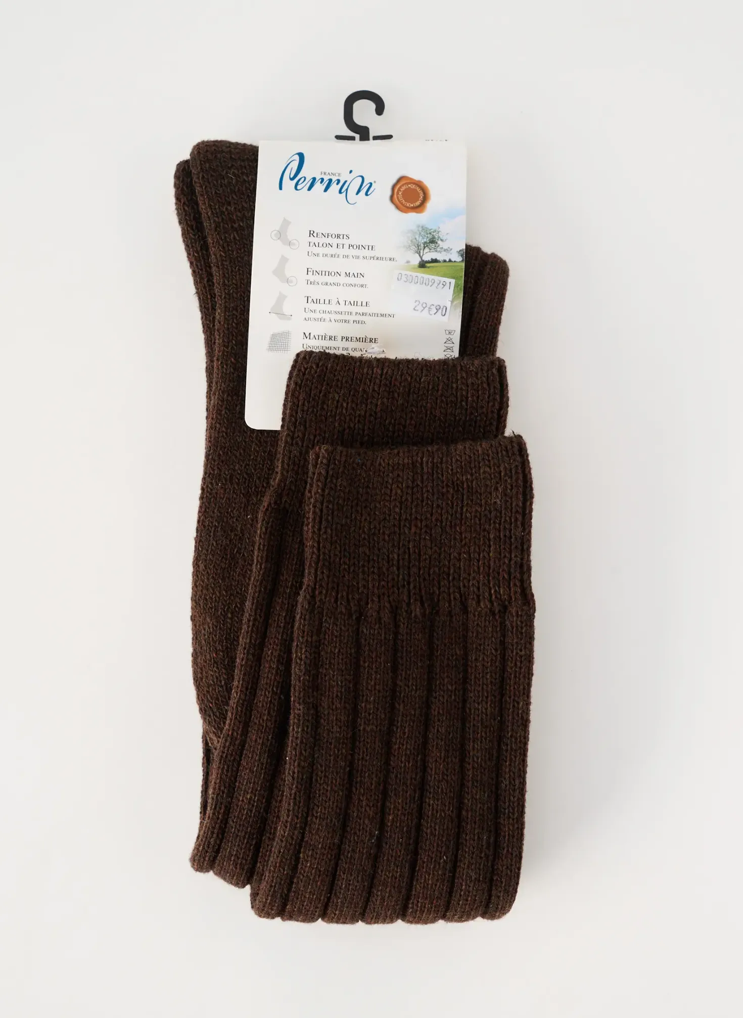 Chaussettes Perrin Marron