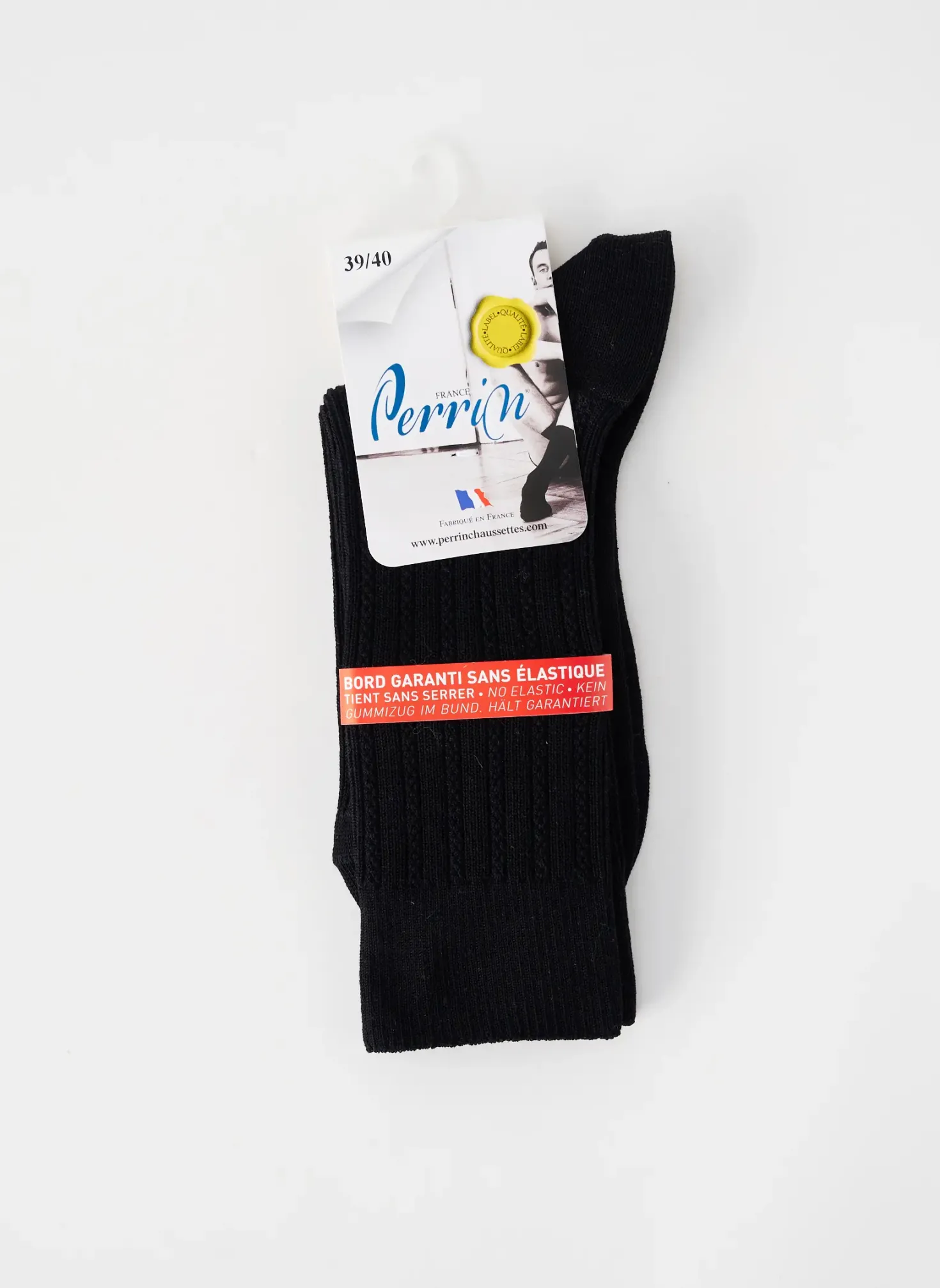 Chaussettes Perrin Noir