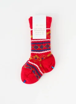 Chaussettes Perrin Rouge