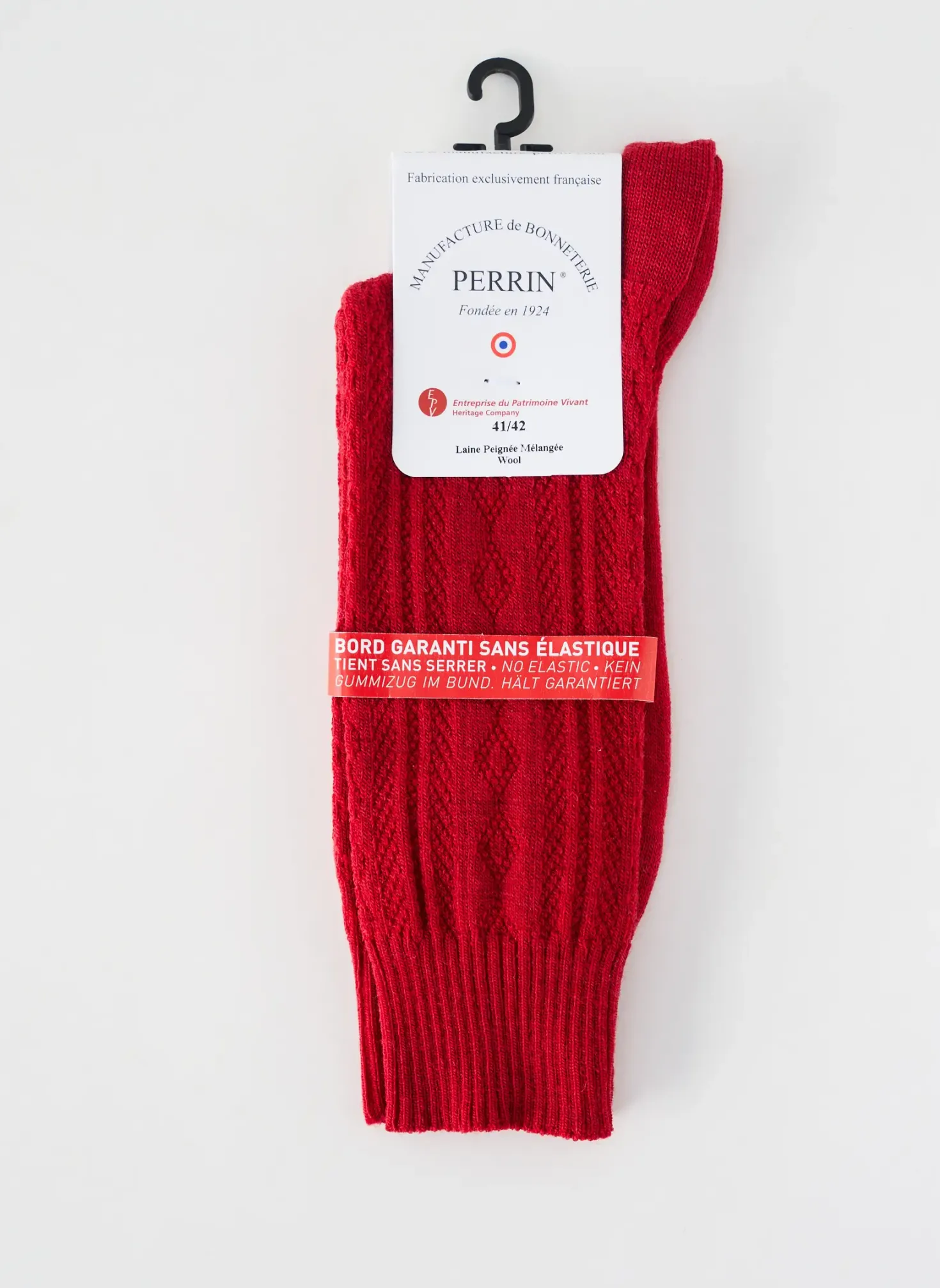 Chaussettes Perrin Rouge