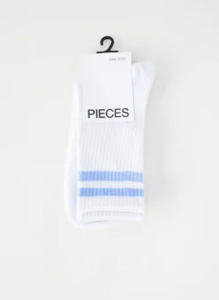 Chaussettes Pieces Blanc