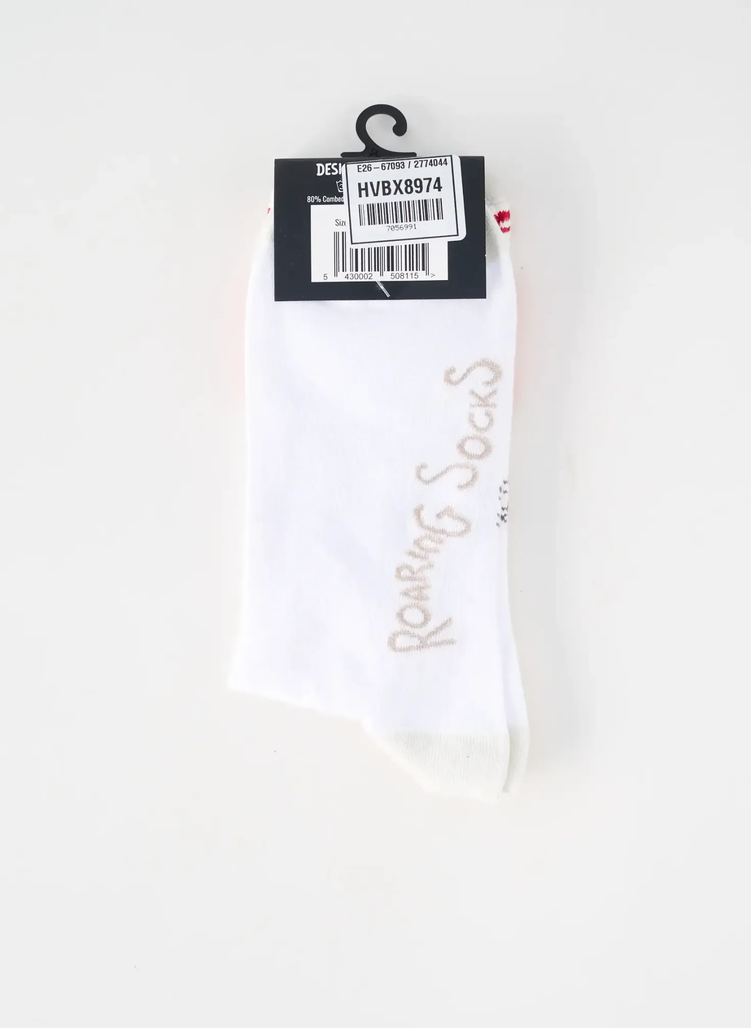 Chaussettes Roaring Socks Blanc