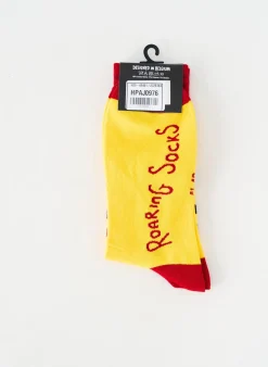 Chaussettes Roaring Socks Jaune