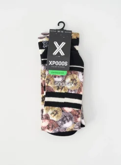 Chaussettes Xpooos Marron