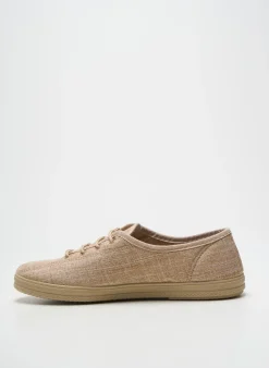 Chaussons/pantoufles American Stadium Beige Talon Plat Jusqu'à 3cm