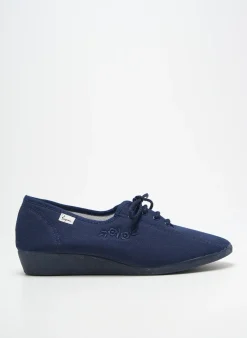 Chaussons/pantoufles Bayona Bleu Talon Plat Jusqu'à 3cm