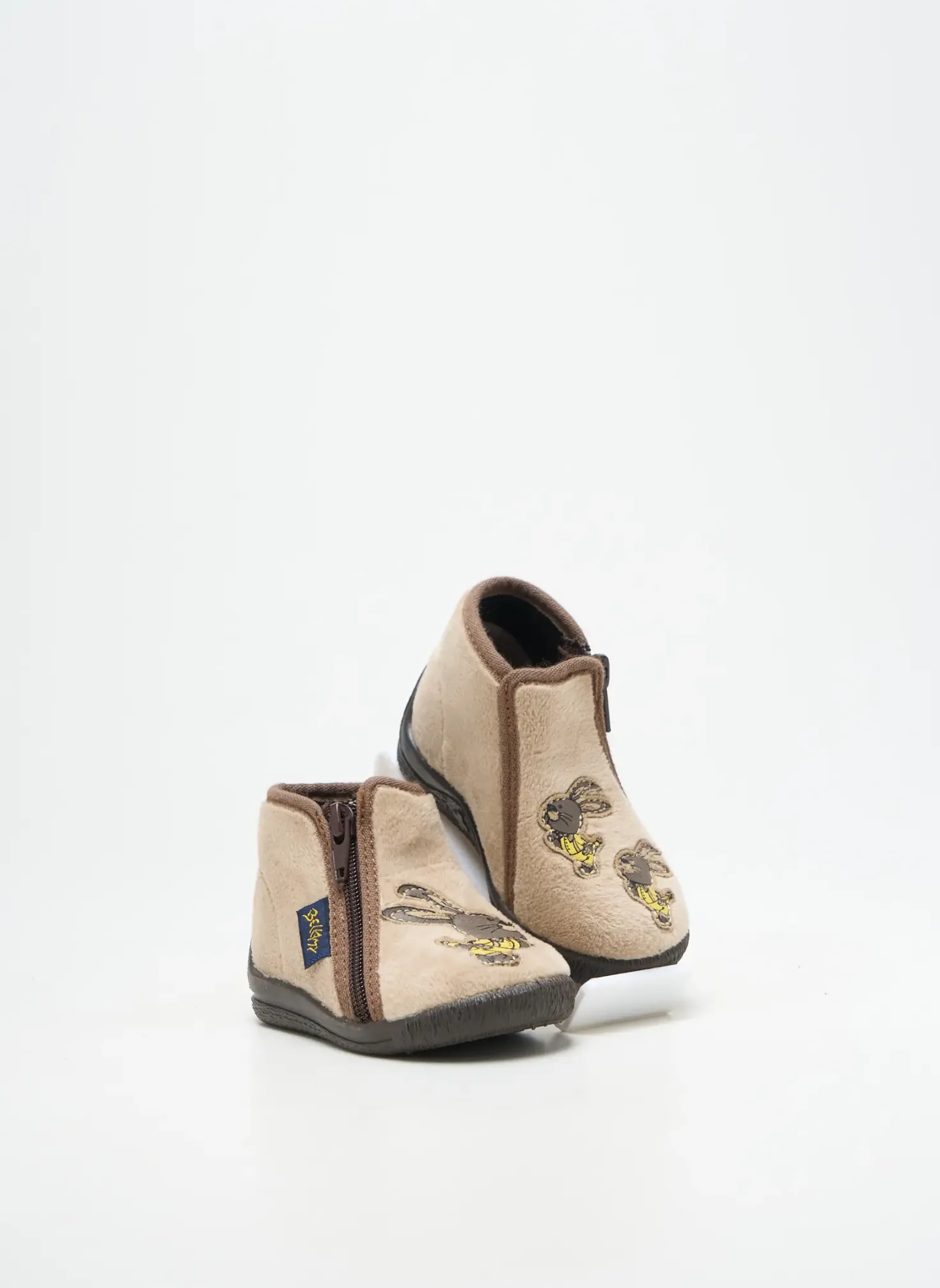 Chaussons/pantoufles Bellamy Beige Bout Rond