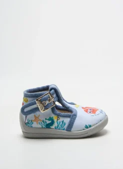 Chaussons/pantoufles Bellamy Bleu Bout Rond