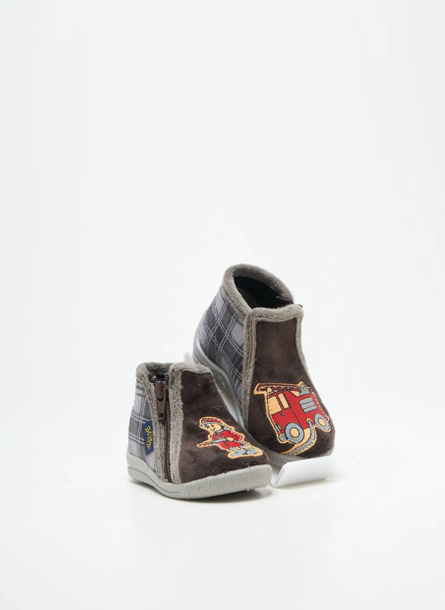 Chaussons/pantoufles Bellamy Gris Bout Rond