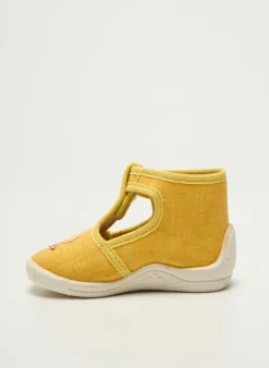 Chaussons/pantoufles Bellamy Jaune Bout Rond