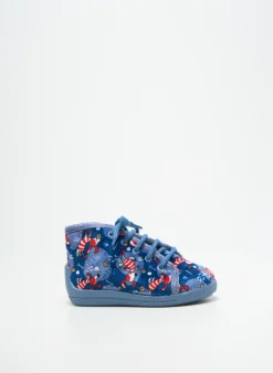 Chaussons/pantoufles Bellamy Bleu Bout Rond