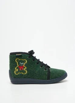 Chaussons/pantoufles Bellamy Vert Bout Rond