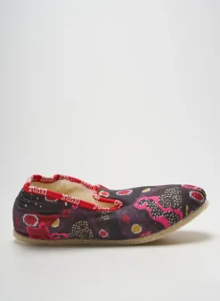 Chaussons/pantoufles Berthe Aux Grands Pieds Noir Talon Plat Jusqu'à 3cm