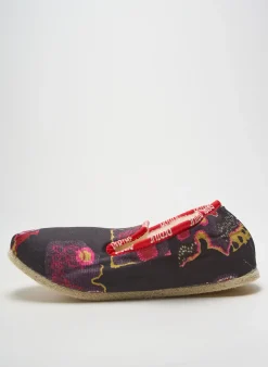 Chaussons/pantoufles Berthe Aux Grands Pieds Noir Talon Plat Jusqu'à 3cm