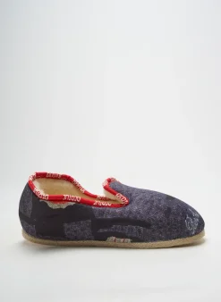 Chaussons/pantoufles Berthe Aux Grands Pieds Gris Bout Rond