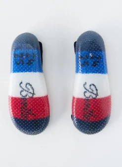 Chaussons/pantoufles Berthe Aux Grands Pieds Bleu Bout Rond