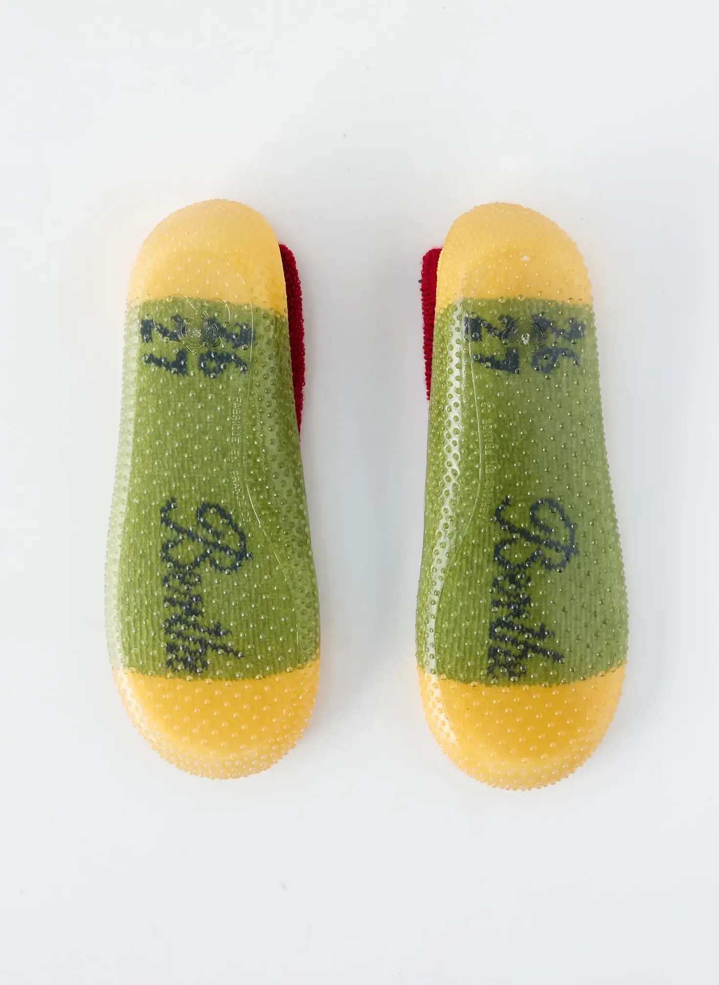 Chaussons/pantoufles Berthe Aux Grands Pieds Vert Bout Rond