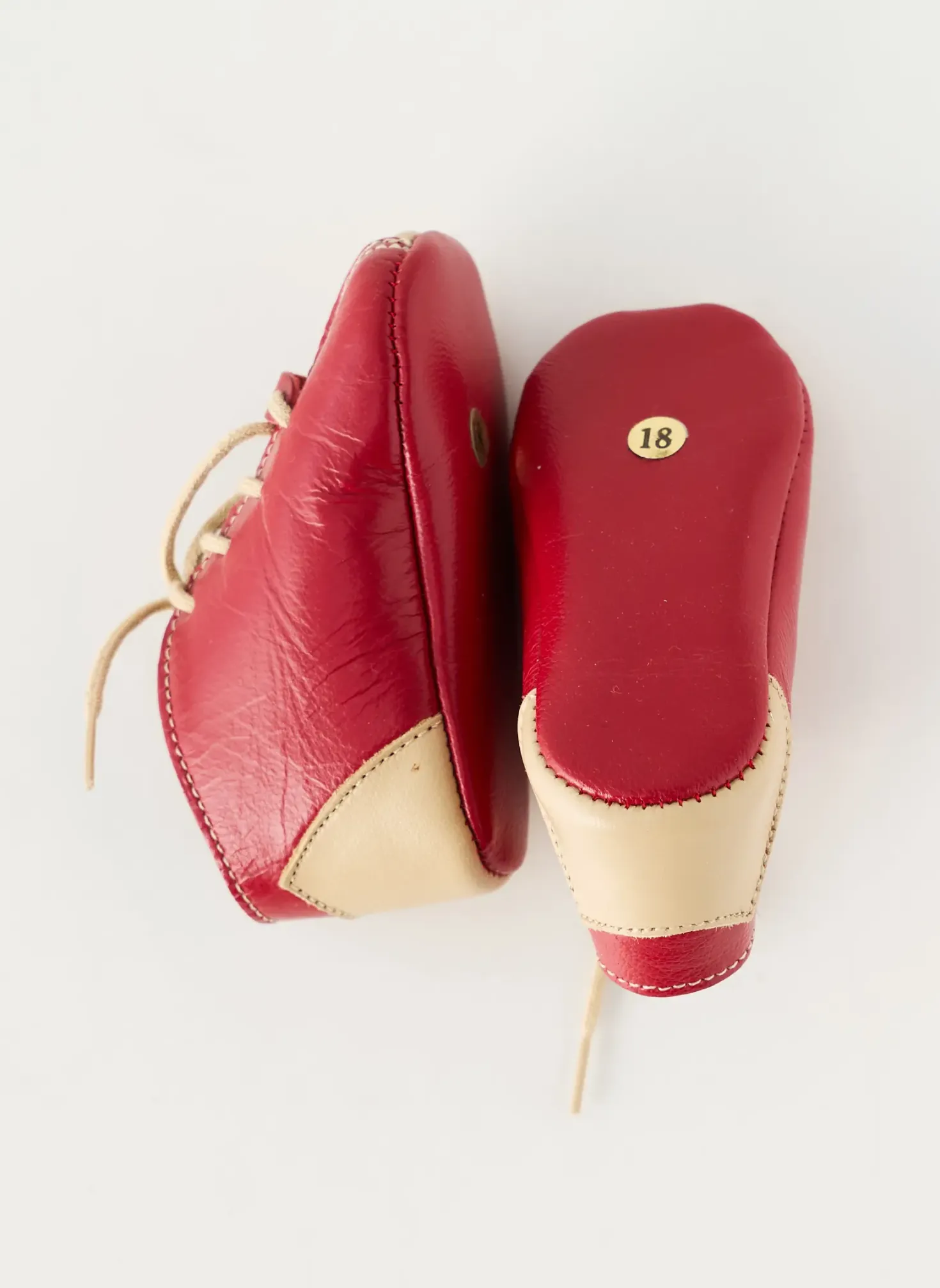 Chaussons/pantoufles Chauss'coeur Rouge Bout Rond