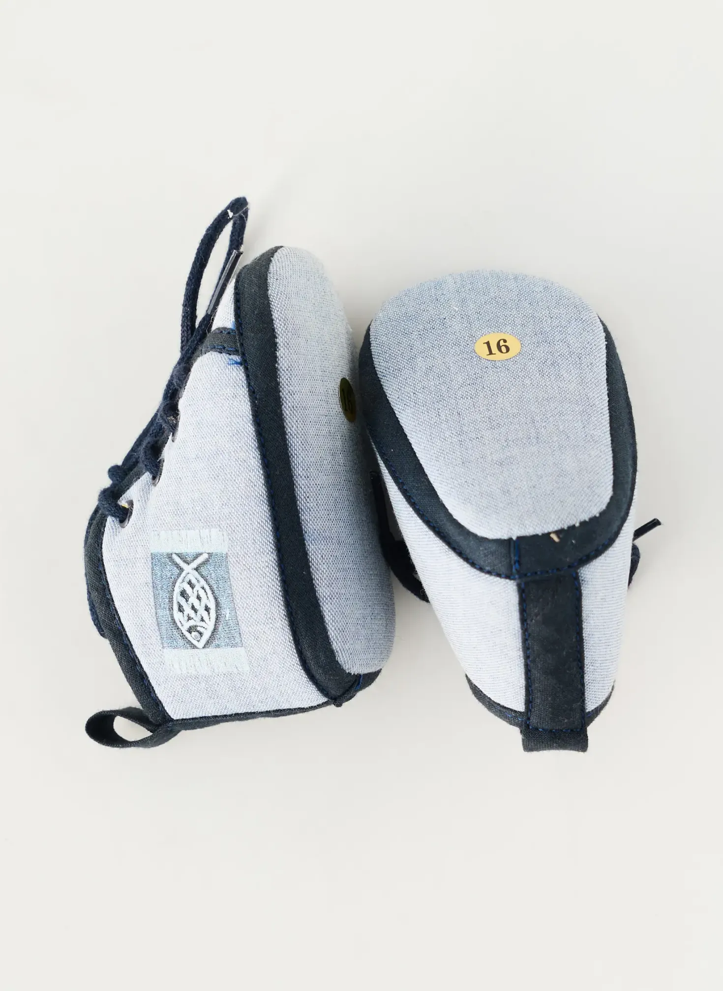 Chaussons/pantoufles Chauss'coeur Bleu Bout Rond