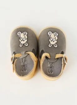 Chaussons/pantoufles Chauss'coeur Gris Bout Rond