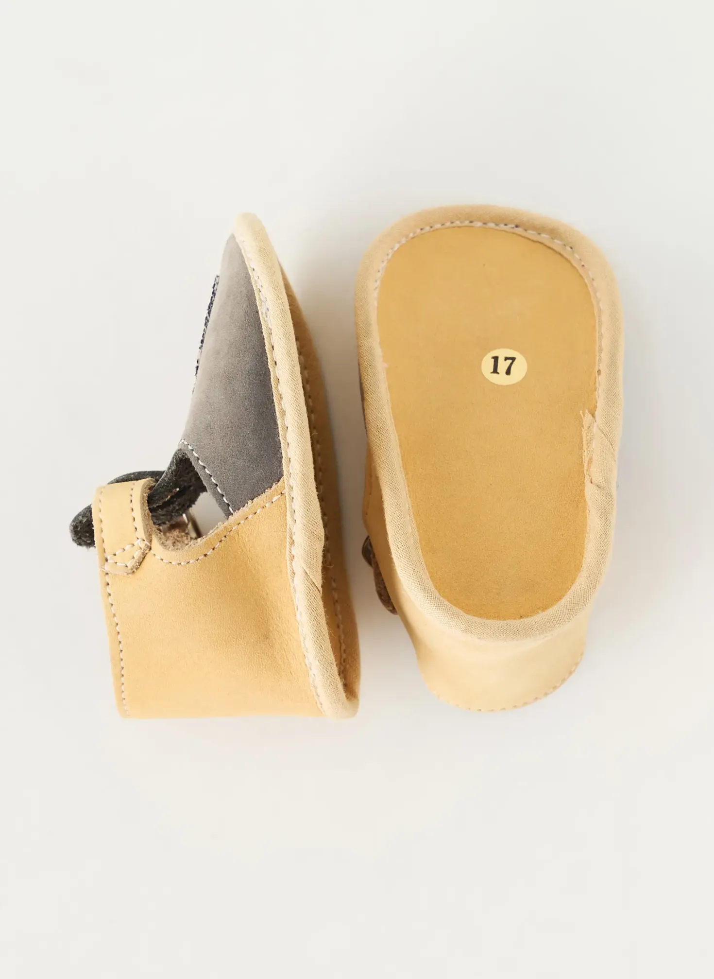 Chaussons/pantoufles Chauss'coeur Gris Bout Rond