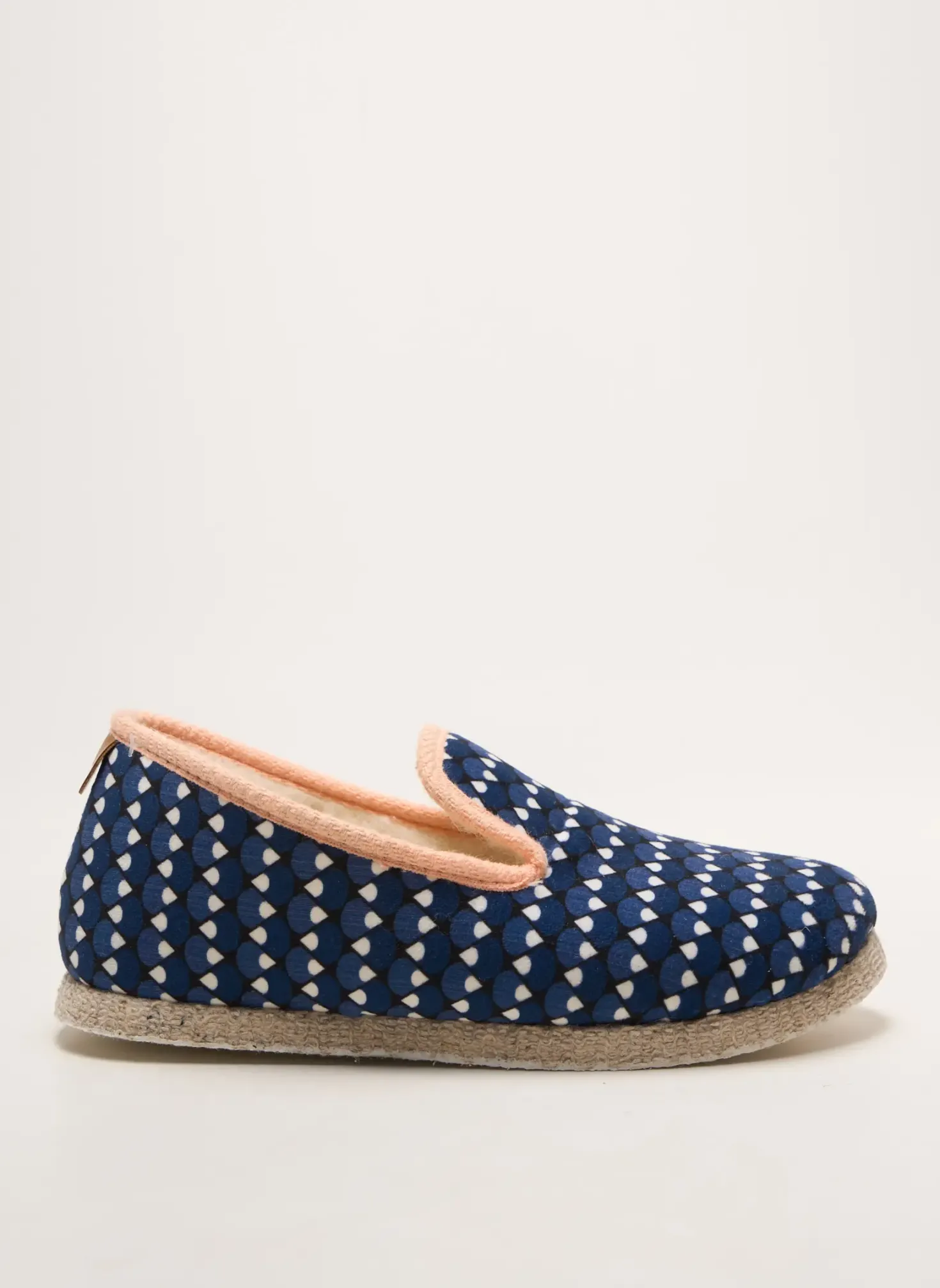 Chaussons/pantoufles Chausse Mouton Bleu Talon Plat Jusqu'à 3cm