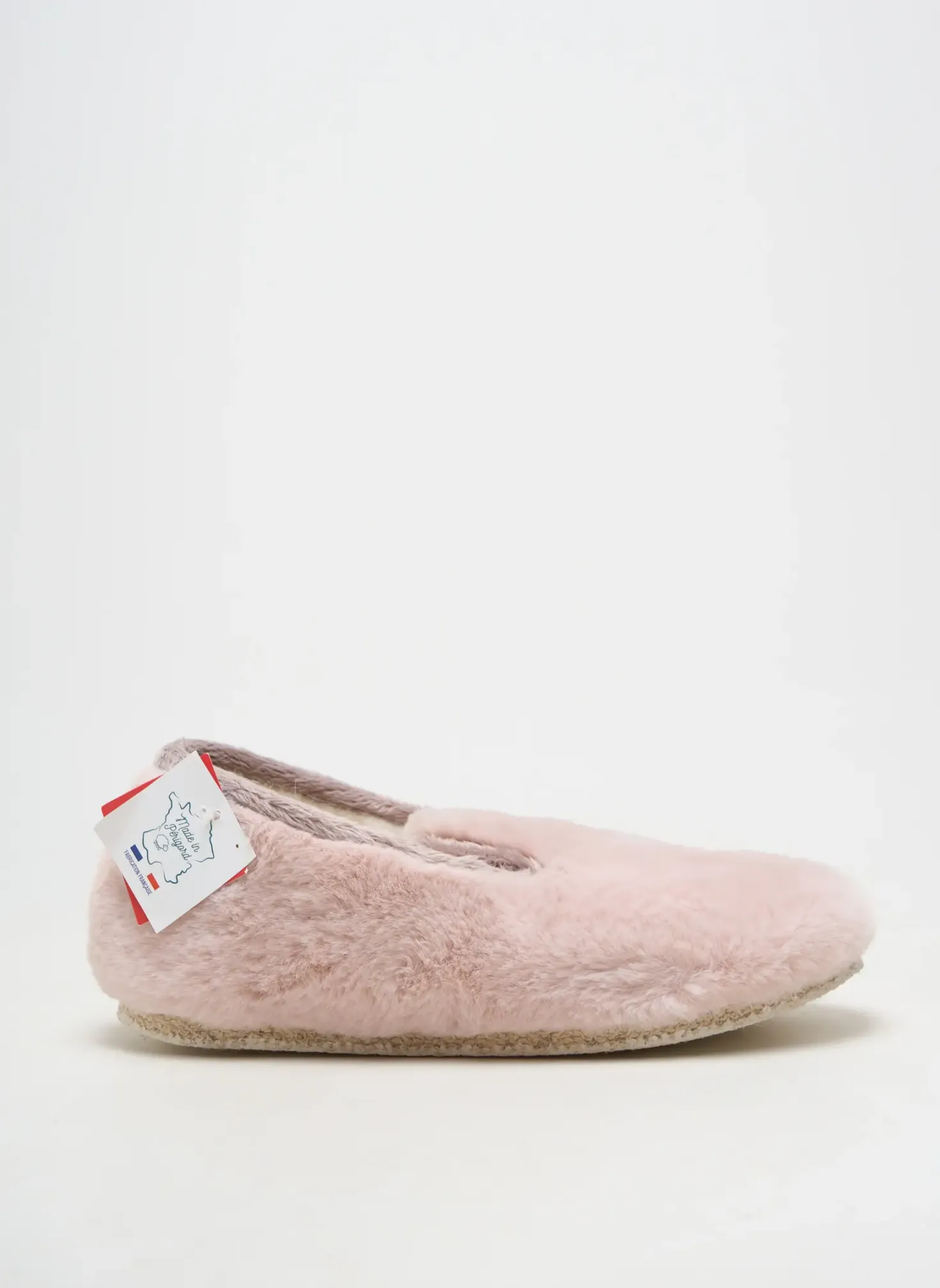 Chaussons/pantoufles Chausse Mouton Rose Talon Plat Jusqu'à 3cm