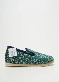 Chaussons/pantoufles Chausse Mouton Vert Talon Plat Jusqu'à 3cm
