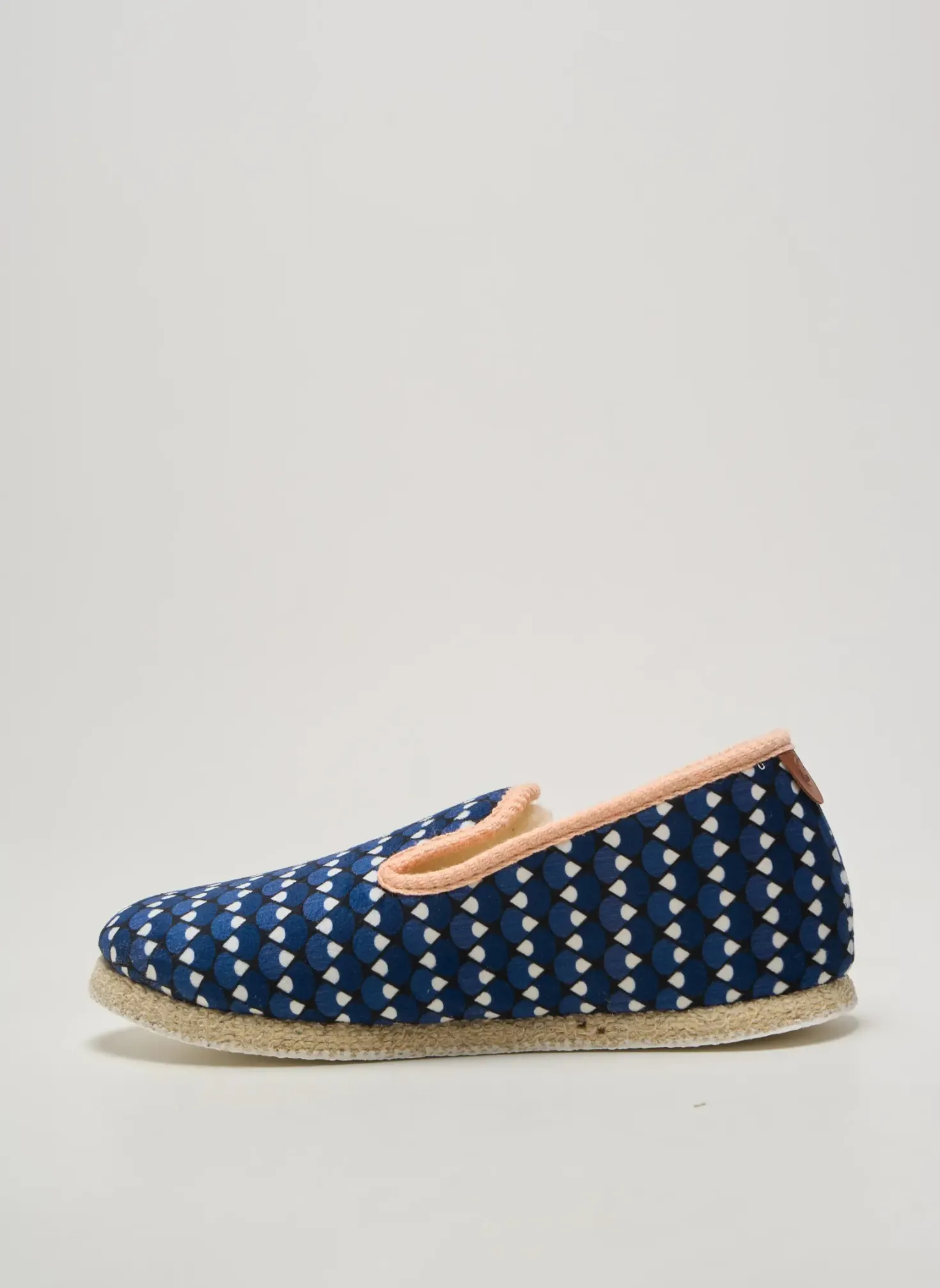 Chaussons/pantoufles Chausse Mouton Bleu Talon Plat Jusqu'à 3cm