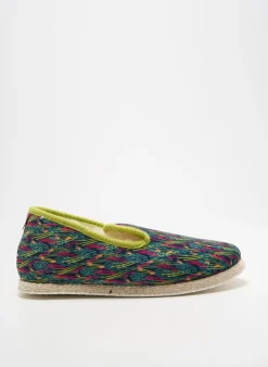 Chaussons/pantoufles Chausse Mouton Vert Talon Plat Jusqu'à 3cm