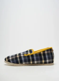 Chaussons/pantoufles Chausse Mouton Bleu Bout Rond